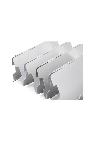 Açık Hava Kamp Ocağı İçin 10 Adet Rüzgar Koruması, Ultra Hafif Çok Renkli