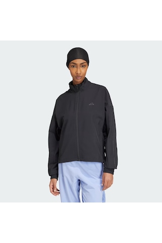 Adidas Pacer All Gym Tonal Kadın Fermuarlı Sweatshirt Iw8167 Siyah