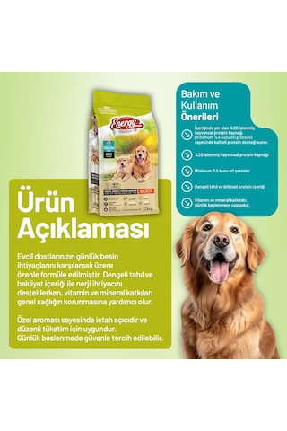 Kuzu Etli Yetişkin Köpek Maması 15 Kg - 2 Adet