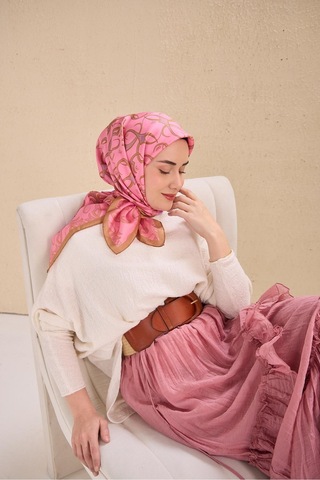 Silk Home Twill İpek Eşarp 11509-08 Pembe