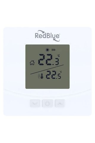 Redblue Square 05 Rf Kablosuz Dijital Oda Termostatı Smart Değildir