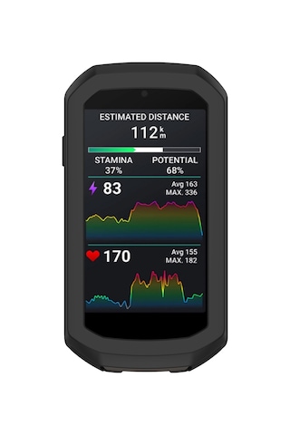 Garmin Edge 1050 Yarım Paket Kronometre Silikon Koruyucu Kılıf İçin Siyah