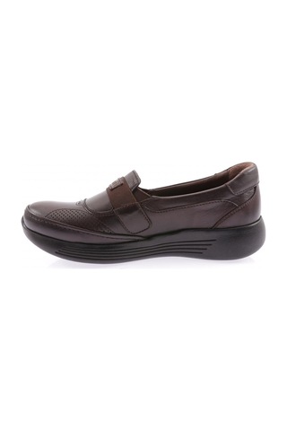 Dgn 1035-23y Kadin Dolgu Taban Cirtli Comfort Ayakkabi 1035-1506-R0685 Kahverengi