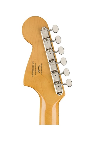 Squier 0374090506 Classic Vibe '70s Jaguar Elektro Gitar Siyah - Laurel Klavye Vintage Üst Seviye Blok İşaretçiler Ve Kısa Skala Tasarımı