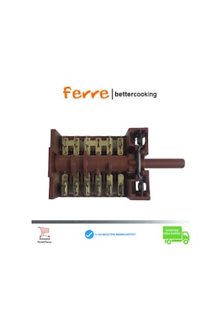 Ferre Uyumlu Ankastre Fırın Be 6 Ld Komutatör Şalter Anahtar Komitatör - 389055524