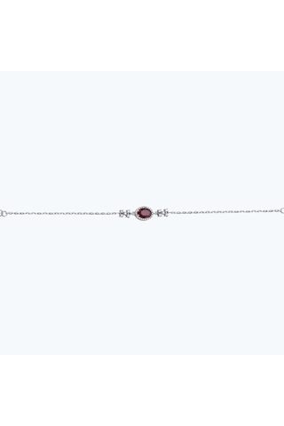 Altınbaş Pırlanta Yakut Oval Bileklik Erm1019y-14k