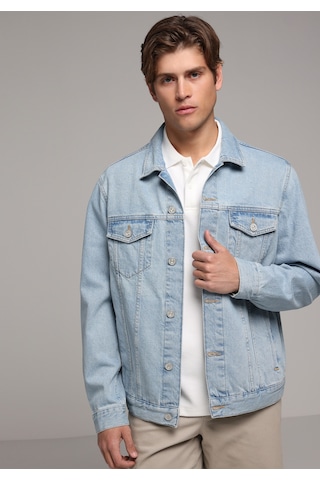 Colin's Colins Regular Fit Düğmeli Astarsız Erkek Light İndigo Denim Ceket Cl1081103 Q1.v1 Dn45004