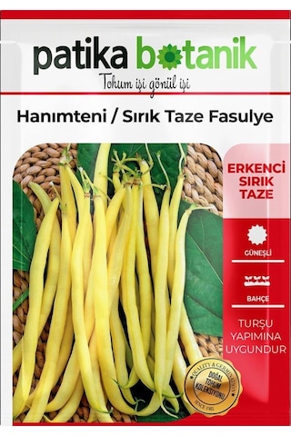 50 Adet Hanımteni Turşuluk Sırık Fasulye Tohumu