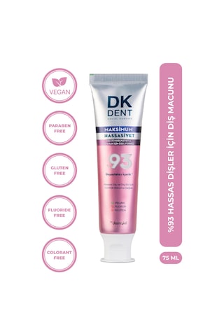 Dk Dent Maks Hassas Beyazlık Diş Macunu 75 Ml Diş Hassasiyeti