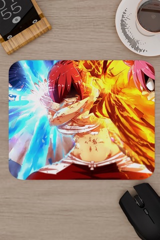 Fairy Tail Anime V3 - 22x18 Gaming Kauçuk Kaymaz Taban Mouse Pad Fare Altlığı