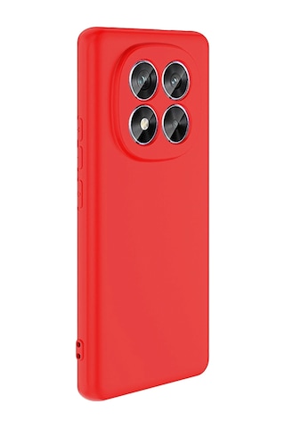 Newface - 257 - Xiaomi Redmi Note 14 Pro 5g Kılıf Nano İçi Kadife Silikon - Csmo-tex - - Kırmızı