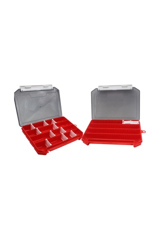 1/2/3 Sazan Balıkçılığı Takım Kutusu Düzenleyici Balıkçılık Boncukları Kırmızı 20,5x14,5x3 Cm 3'lü Set