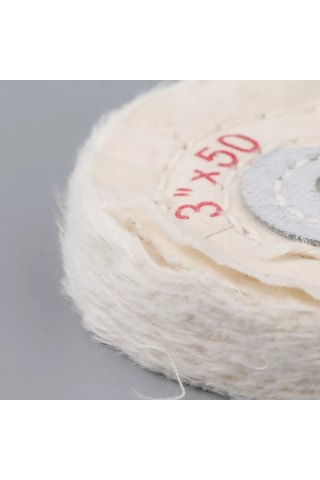 Alicia&bro Kanvas Polisaj Tekerleği Beyaz 250295532