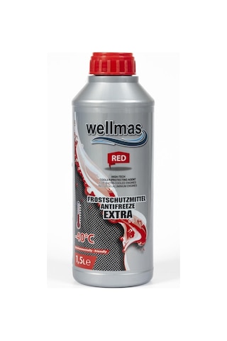 Wellmas Kırmızı Antifriz 1lt -40 C