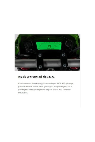 Kuba Race125 Cross Motosiklet Kırmızı