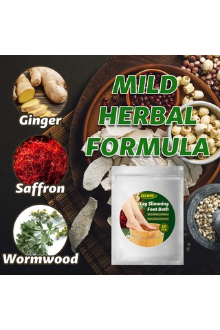 Qingmipy "20'lik Detoks Ayak Banyosu Poşeti - Zencefil, Safran Ve Pelin İle Kan Dolaşımını Artırır Ve Ödemi Azaltır"