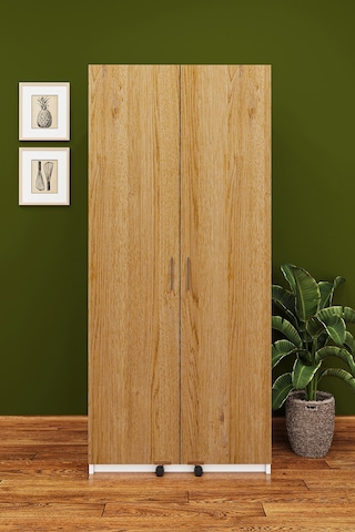 Lüks 2 Kapılı Çok Amaçlı Kiler Dolabı %100 MDF Erzak Organizer Mutfak Dolabı MK02