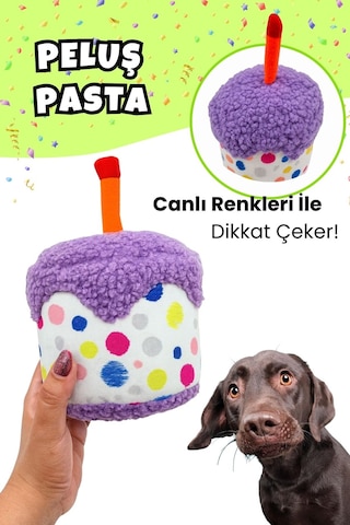 Havhav Peluş Pasta Köpek  Oyuncağı