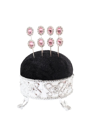 Numetal 8li Pembe Kristal Taşlı Eşarp I Ğnesi. Şal I Ğnesi. Türban I Ğnesi. Başörtü I Ğnesi Gümüş Gri