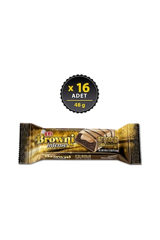 Eti Browni Intense Gold Çikolata Dolgulu Kek 16 x 48 G