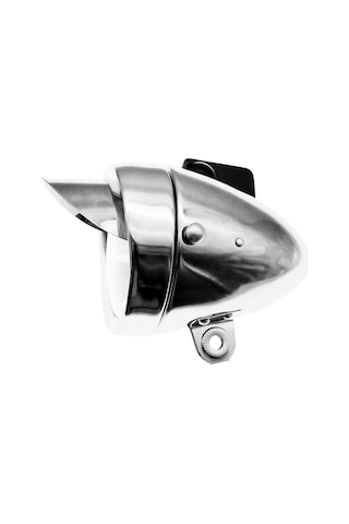 Yaleker Gümüş Metal Önlüğü Retro Bisiklet Led Farı - Gece Görünürlüğü Sağlar - Pil Dahil Değil Gümüş