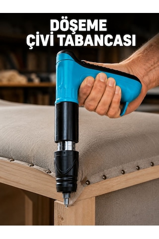 Ergonomik Saplı Çivi Tabancası Mobilya Ve Ahşap Montaj El Aleti -