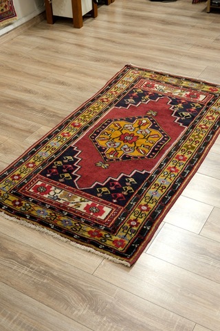 Anatolia El Dokuma Halısı - %100 Doğal Yün - Leh1004500163 Kırmızı