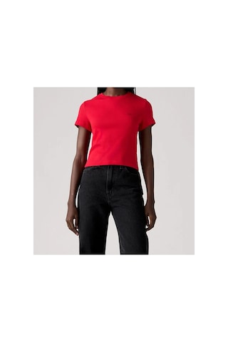 Levi's Kadın Essentıal Sporty Tee Kırmızı T-shirt - 005g4-0002-16036