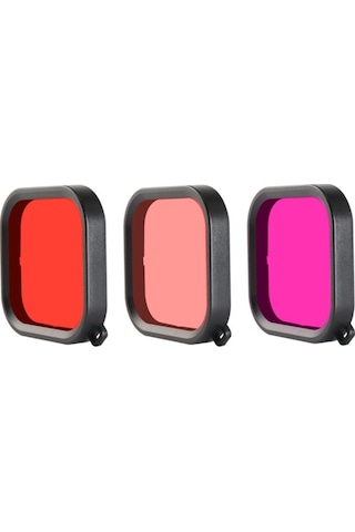 Gopro Hero 8 Uyumlu Su Altı Dalış Filtresi Mor