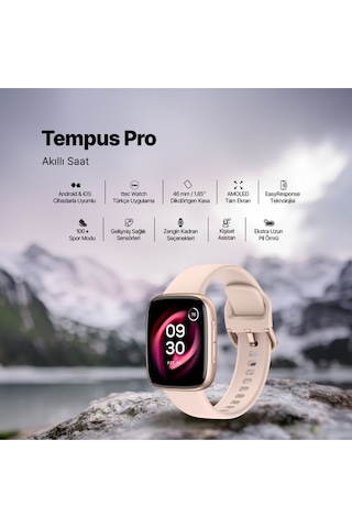 Ttec 2S14WV1 Tempus Pro 46 MM Amoled Ekranlı Dikdörtgen Kasa Akıllı Saat