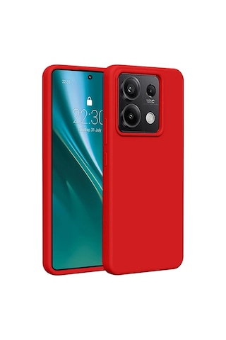 Northcity Xiaomi Redmi Note 13 Pro 5g Uyumlu Kılıf First Silikon - Kırmızı