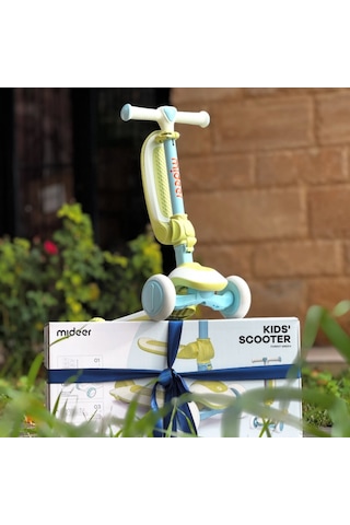Mideer Katlanabilir Çocuk Scooter- Yeşil