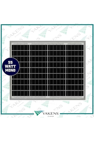 55w Watt Monokristal Güneş Paneli Lexron