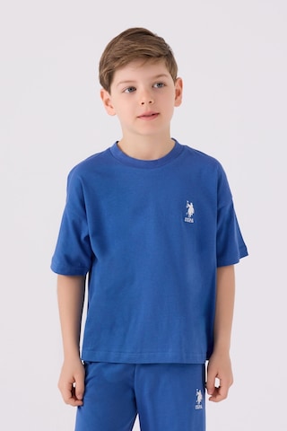 U.S. Polo Assn. Erkek Çocuk Cobalt Bermuda Takımı 5274-43670 Cobalt