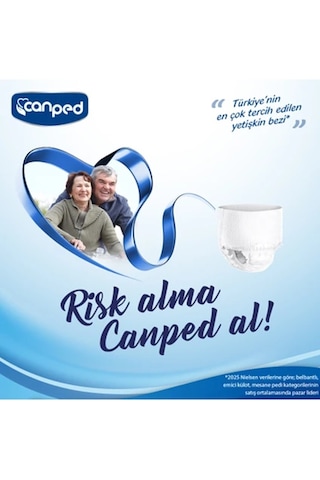 Canped Emici Külot L Beden Büyük Boy Hasta Bezi 30 Adet 1 Paket