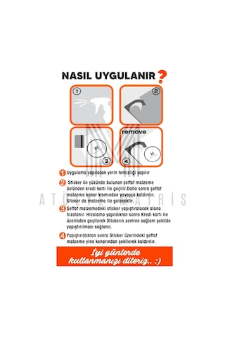 Yüzler Ayna Sticker 23x26cm