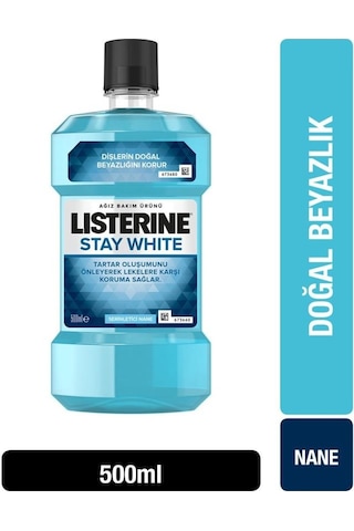 Listerine Stay White Ağız Bakım Suyu 500 ML