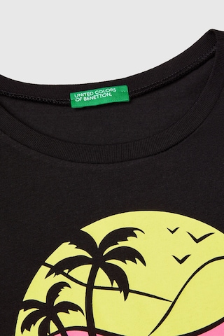 United Colors Of Benetton Kız Çocuk T Shirt 3jerc10pb Siyah Siyah