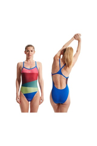 Speedo Endurance Plus Kadın Yüzücü Mayosu 8-00317416692 Çok Renkli