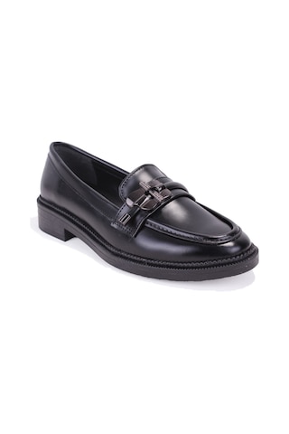 Dagoster Dza07-863705 Siyah Günlük Loafer Kadın Ayakkabı Siyah