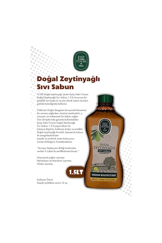 Doğal Zeytinyağlı X5 1.5l Sıvı Sabun Ve Rosıe
