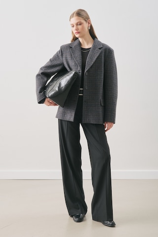 Manuka Norrıs Yün Blazer Ceket Grey Check Aw25ckt00013-9872 Grey Check
