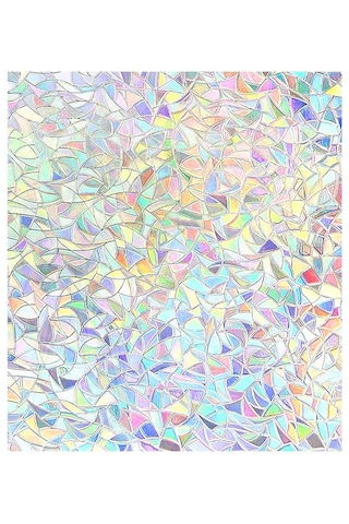 Suntek Gökkuşağı Pencere Gizlilik Film Rulosu 3d Statik 90x100cm