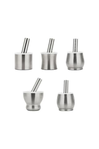 Dancemonkey Cbtx Mutfak 304 Paslanmaz Çelik Sarımsak Ezici Baharat Fasulye Ve Fındık Öğütücü, Düz Şekil Çok Renkli