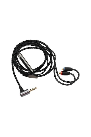 Shure Se315 Se535 Se846 İçin Mmcx Yükseltme Kablosu - Siyah, Pvc Malzeme, 125cm Uzunluk