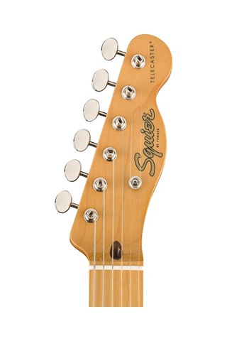 Squier 0374030501 Classic Vibe '50s Telecaster Elektro Gitar White Blonde Akçaağaç Klavye Beyaz Yarı Saydam Cila Ve Pirinç Saddle