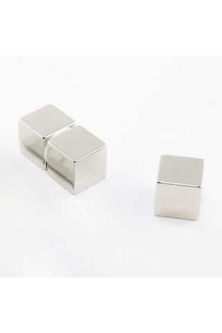 20x20x20 Mm Süper Güçlü Neodyum Küp Mıknatıs, Kare Magnet 4 Adet