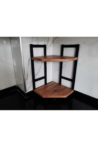 Tezgah Üstü Köşe Raf İkili Atlantik Çam