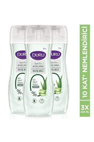 Duru Hydro Pure Aloe Vera Duş Jeli 3 x 450 ML