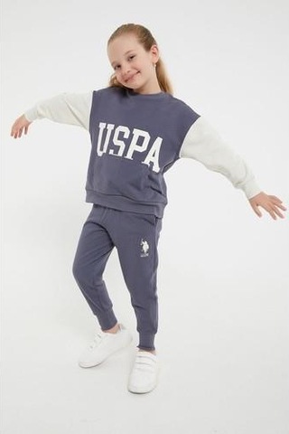 Kız Çocuk Eşofman Takımı Antrasit